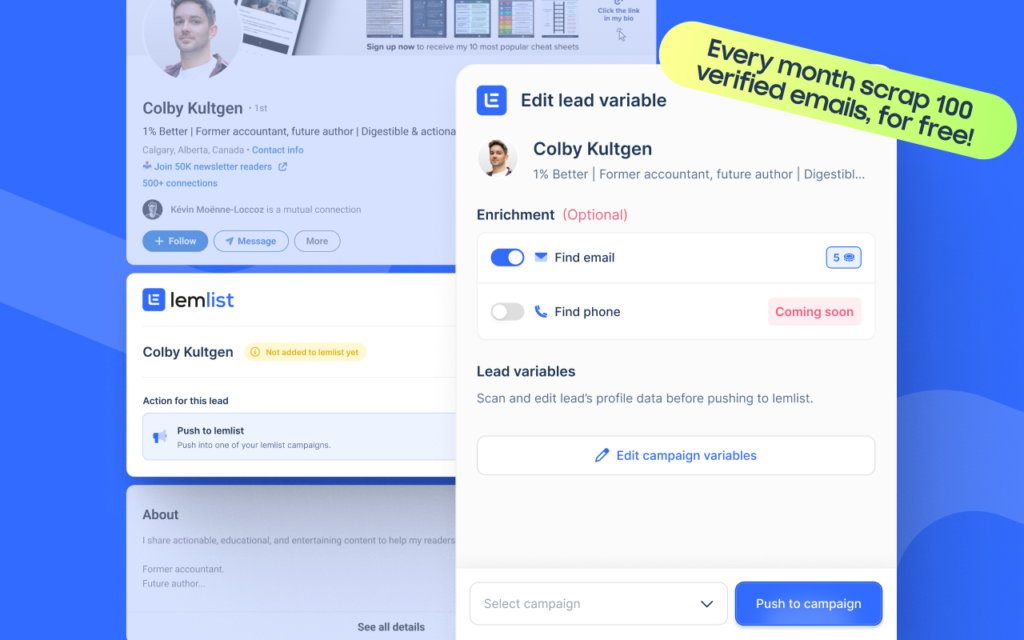 lemlist Email Verifier