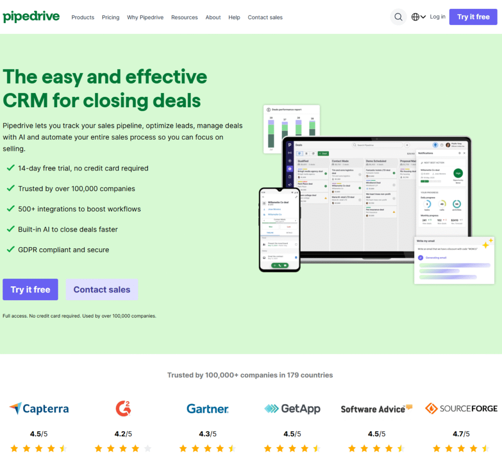 Pipedrive, lead generation tools